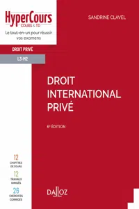 Droit international privé. 6e éd._cover