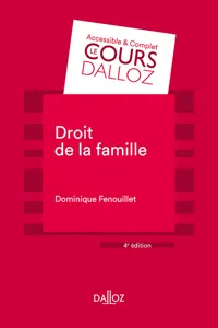 Droit de la famille. 4e éd._cover