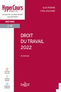 Droit du travail 2022. 15e éd._cover