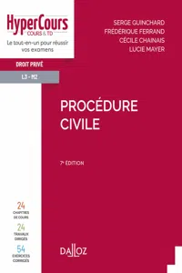 Procédure civile. 7e éd._cover