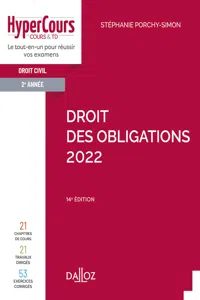 Droit des obligations 2022. 14e éd._cover
