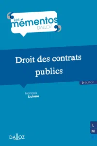 Droit des contrats publics. 3e éd._cover