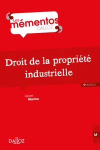 Droit de la propriété industrielle. 9e éd._cover