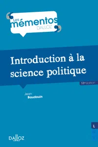 Introduction à la science politique. 11e éd._cover