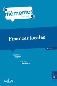 Finances locales. 7e éd._cover