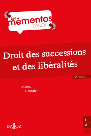 Droit des successions et des libéralités. 2e éd.