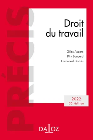 Droit du travail 2022 35ed - Précis