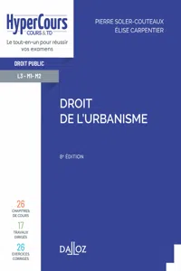 Droit de l'urbanisme 8ed - Hypercours_cover