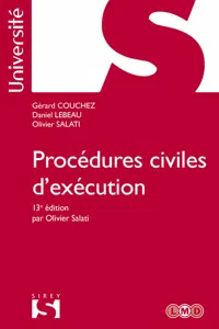 Procédures civiles d'exécution. 13e éd._cover