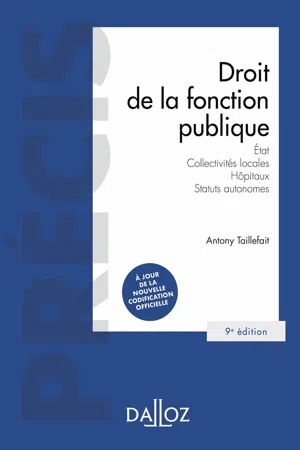 Droit de la fonction publique - État, collectivités locales, hôpitaux, statuts autonomes 9ed - Précis