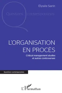 L'organisation en procès_cover