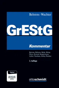 GrEStG, Kommentar_cover