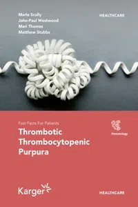 Fast Facts for Patients: Thrombotic Thrombocytopenic Purpura_cover
