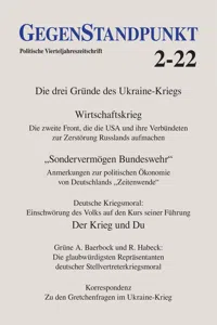 GegenStandpunkt 2-22_cover