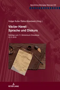 Václav Havel: Sprache und Diskurs_cover