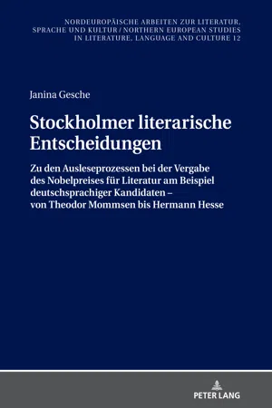 Stockholmer literarische Entscheidungen