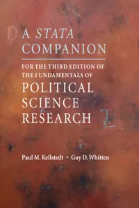 A Stata Companion for the Third Edition of The Fundamentals of Political Science Research_cover