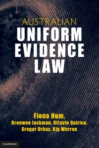 Australian Uniform Evidence Law_cover