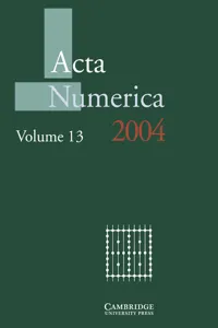 Acta Numerica 2004: Volume 13_cover