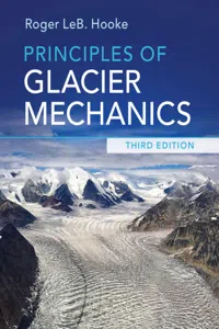 Principles of Glacier Mechanics_cover