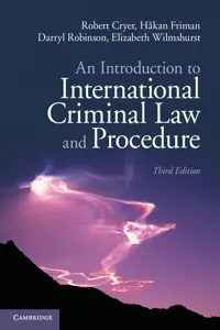 An Introduction to International Criminal Law and Procedure_cover