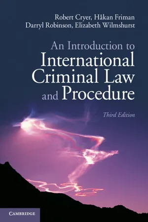 An Introduction to International Criminal Law and Procedure