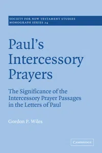 Paul's Intercessory Prayers_cover