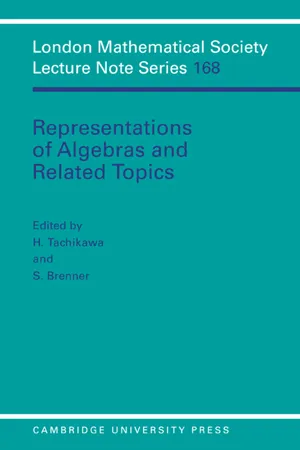 Representations of Algebras and Related Topics