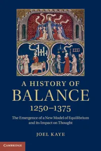 A History of Balance, 1250–1375_cover