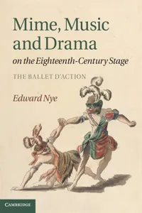 Mime, Music and Drama on the Eighteenth-Century Stage_cover