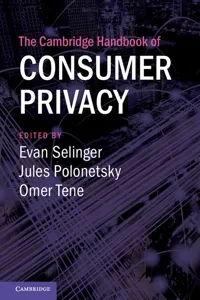 The Cambridge Handbook of Consumer Privacy_cover