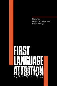 First Language Attrition_cover