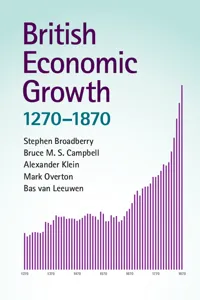 British Economic Growth, 1270–1870_cover