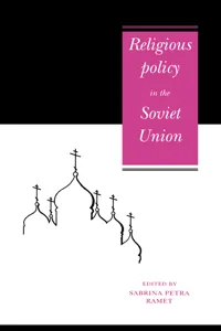 Religious Policy in the Soviet Union_cover