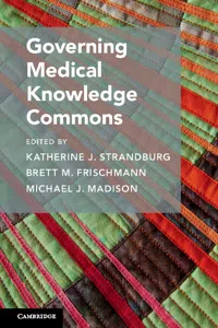 Governing Medical Knowledge Commons_cover