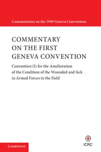 Commentary on the First Geneva Convention_cover