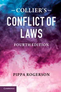 Collier's Conflict of Laws_cover