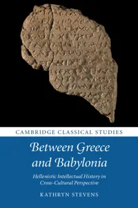 Between Greece and Babylonia_cover