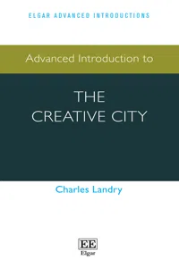 Advanced Introduction to the Creative City_cover