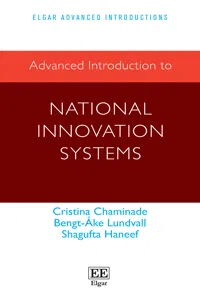 Advanced Introduction to National Innovation Systems_cover