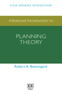 Advanced Introduction to Planning Theory_cover
