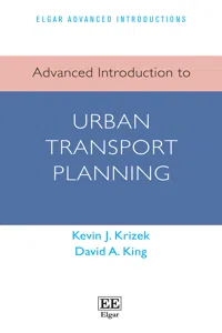 Advanced Introduction to Urban Transport Planning_cover