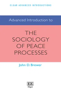 Advanced Introduction to the Sociology of Peace Processes_cover