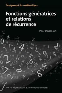 Fonctions génératrices et relations de récurrence_cover