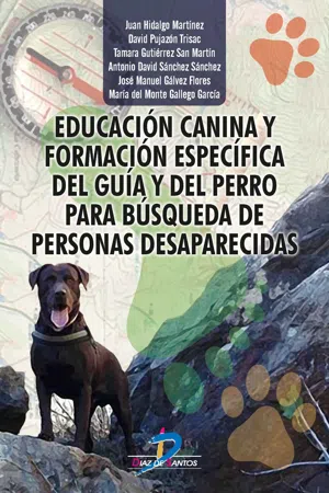 Educación canina y formación específica del guía y del perro para búsqueda de personas desaparecidas