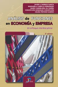 Análisis de funciones en economía y empresa. 2ª_cover