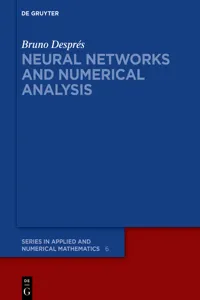 Neural Networks and Numerical Analysis_cover