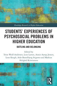 Students’ Experiences of Psychosocial Problems in Higher Education_cover