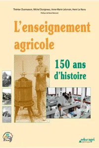 L'enseignement agricole, 150 ans d'histoire_cover