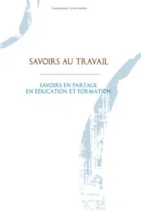 Savoirs au travail_cover